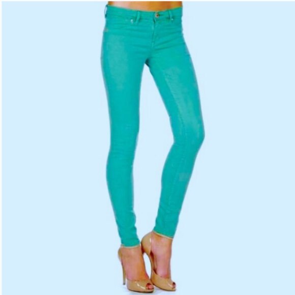 Blank NYC Denim - Blank NYC Aqua Green Skinny Jeans